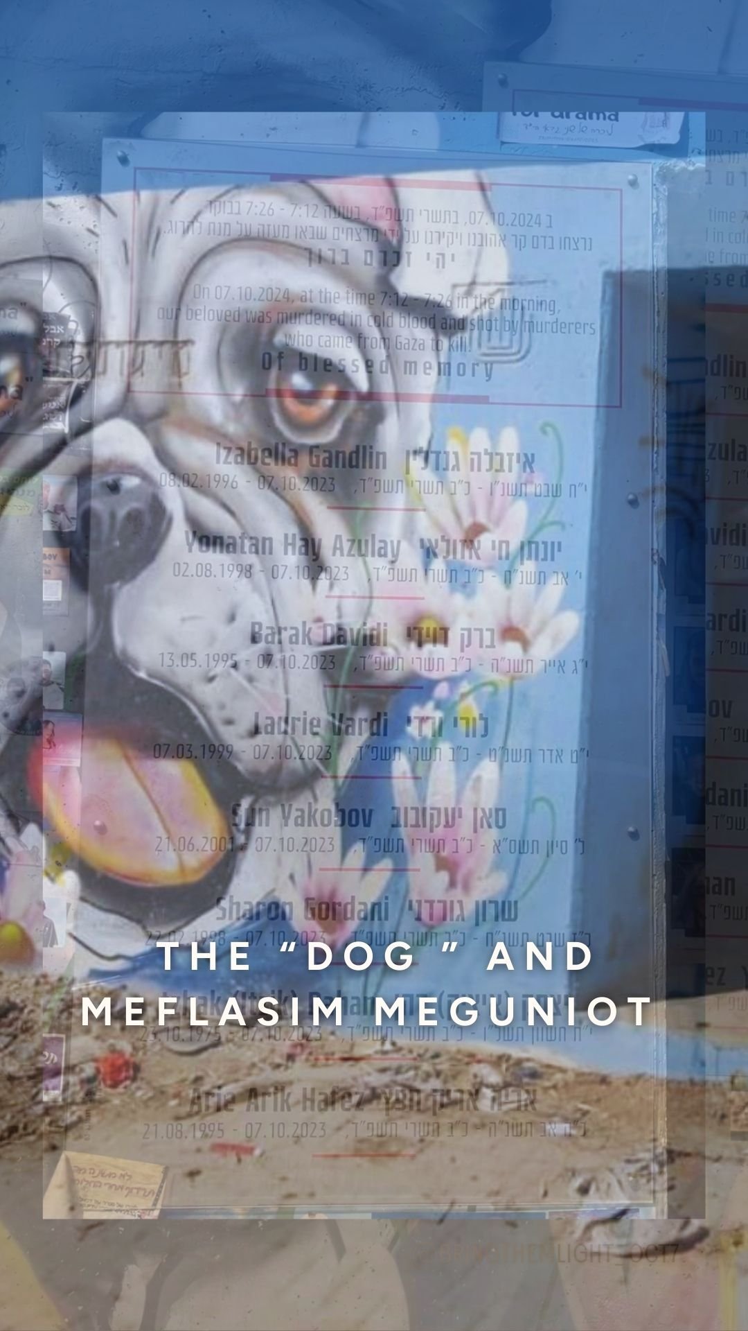 Video poster: The Dog megunit, Alumim and Mefalsim